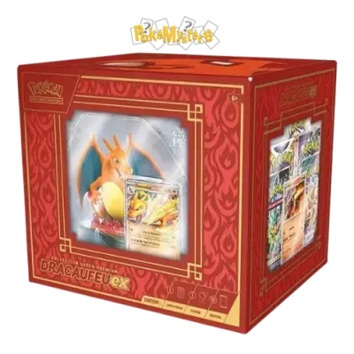 Coffret super premium dracaufeu ex
