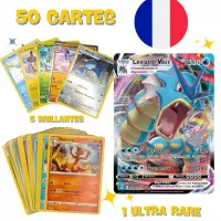 Lot 50 cartes poke mon franc aises 4