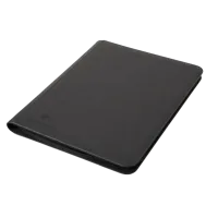 Treasurewise wiseguard zip toploader binder 9 cases 216 cartes noir