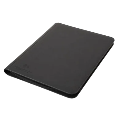 Treasurewise wiseguard zip toploader binder 9 cases 216 cartes noir