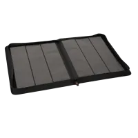 Treasurewise wiseguard zip toploader binder 9 cases 216 cartes noir1